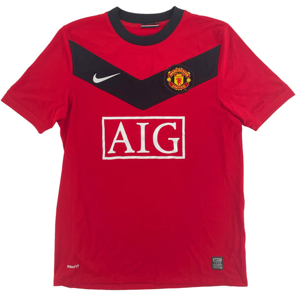 2009-10 Manchester United Thuis Shirt - 8/10 - (S) - Oldschool Voetbalshirts