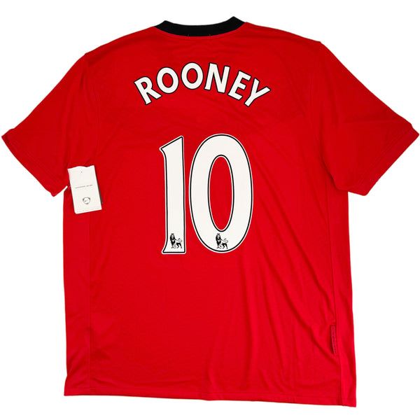 2009-10 Manchester United Thuis Shirt Rooney - Oldschool Voetbalshirts
