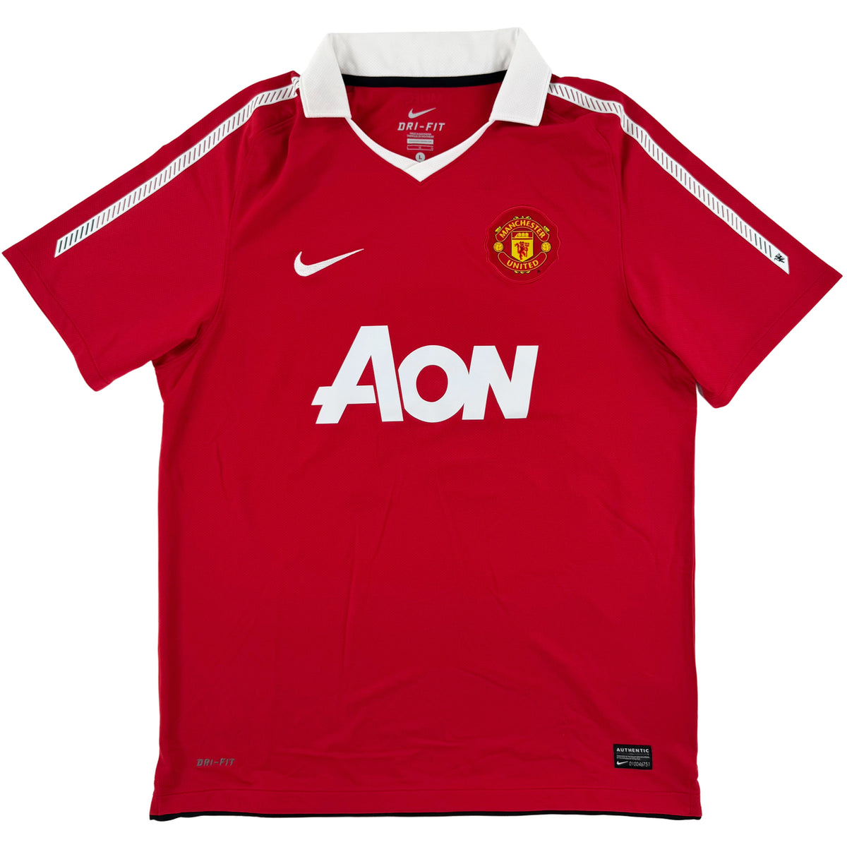 2010-11 Manchester United Home Shirt Giggs #11 - 9/10 - (L)