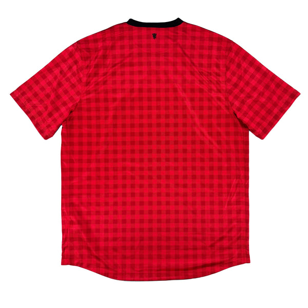 2012-13 Manchester United Thuis Shirt - 9/10 - (XL) - Oldschool Voetbalshirts