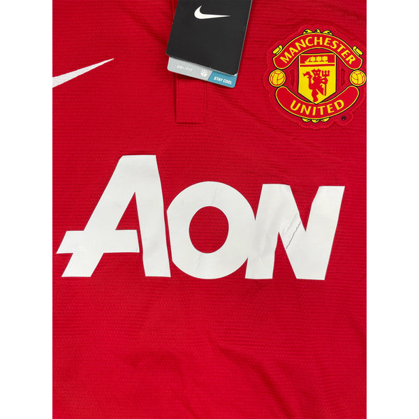 2013-14 Manchester United Thuis Shirt Van Persie - Oldschool Voetbalshirts