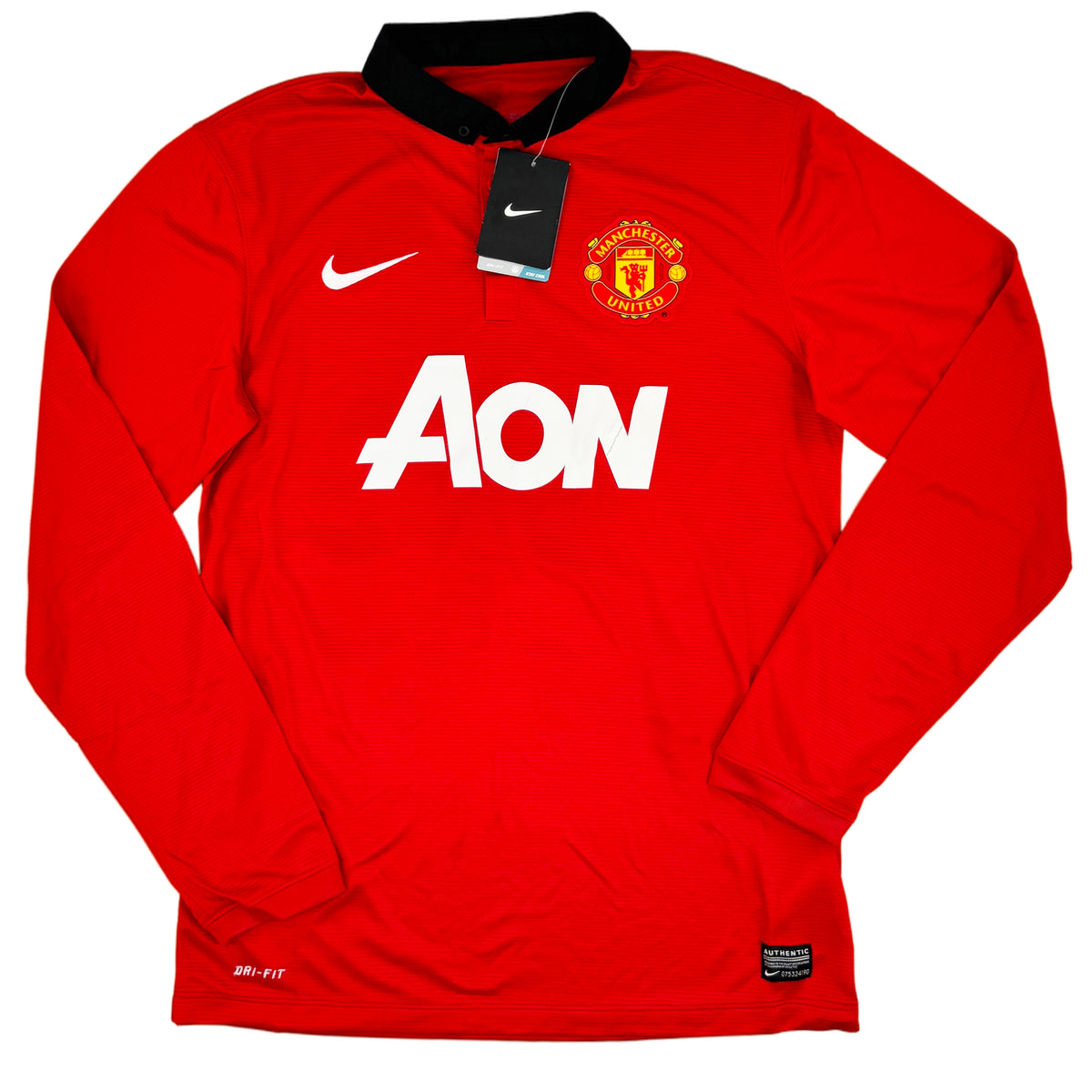2013-14 Manchester United Thuis Shirt Van Persie - Oldschool Voetbalshirts