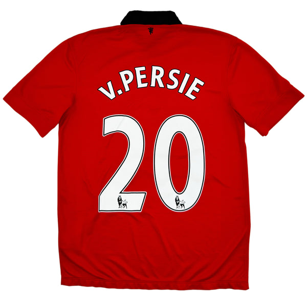 2013-14 Manchester United Thuis Shirt Van Persie - Oldschool Voetbalshirts