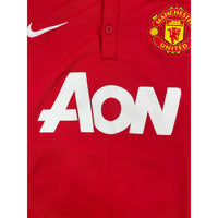 2013-14 Manchester United Thuis Shirt Van Persie - Oldschool Voetbalshirts