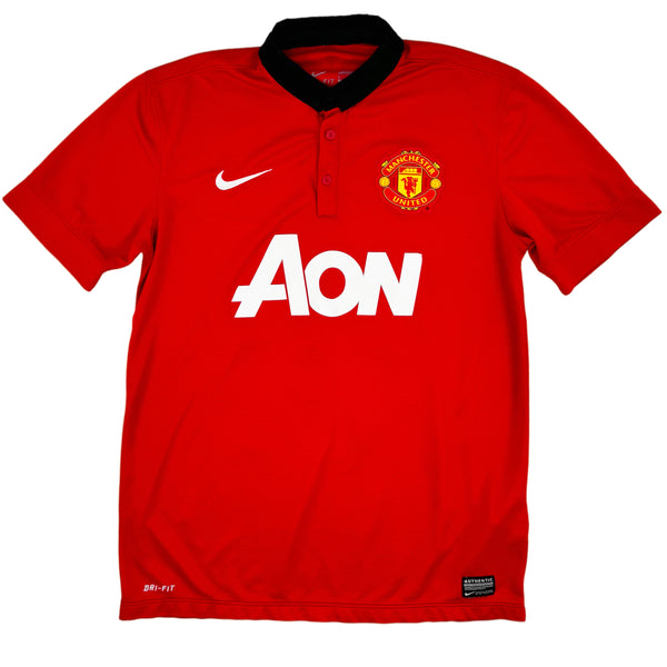 2013-14 Manchester United Thuis Shirt Van Persie - Oldschool Voetbalshirts
