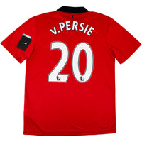 2013-14 Manchester United Thuis Shirt Van Persie - Oldschool Voetbalshirts