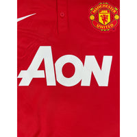 2013-14 Manchester United Thuis Shirt Van Persie - Oldschool Voetbalshirts