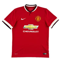 Manchester United - Home Shirt - 2014/15 - Size M - 9/10