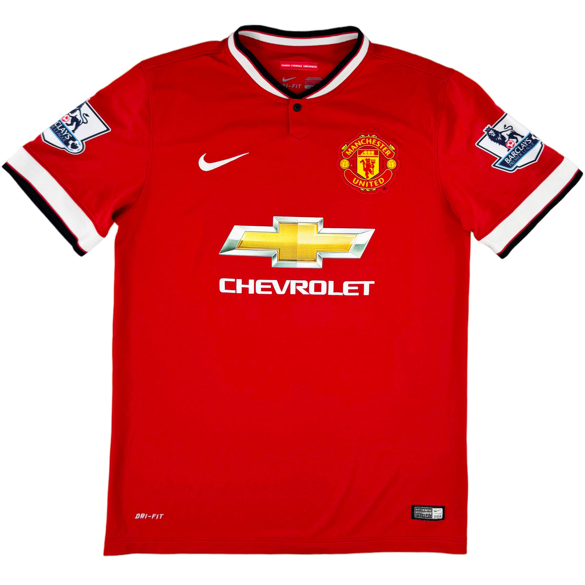 2014-15 Manchester United Thuis Shirt Van Persie - Oldschool Voetbalshirts