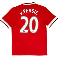 2014-15 Manchester United Thuis Shirt Van Persie - Oldschool Voetbalshirts