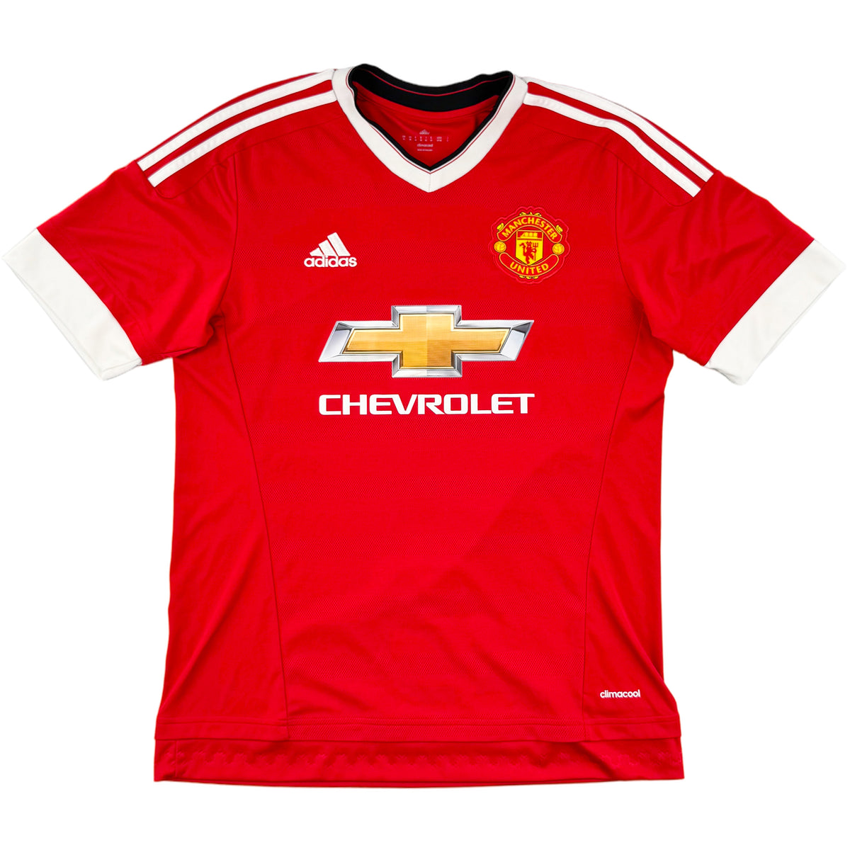 2015-16 Manchester United Thuis Shirt Memphis - Oldschool Voetbalshirts