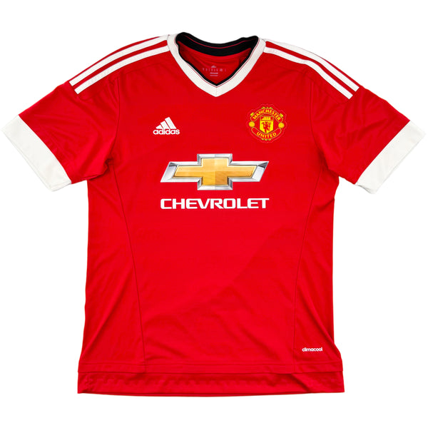 2015-16 Manchester United Thuis Shirt Memphis - Oldschool Voetbalshirts