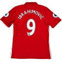 2016-17 Manchester United Thuis Shirt Ibrahimovic - Oldschool Voetbalshirts