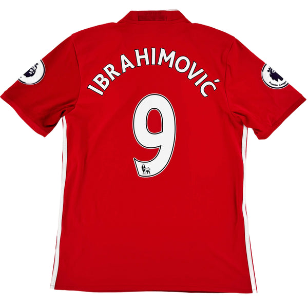 2016-17 Manchester United Thuis Shirt Ibrahimovic - Oldschool Voetbalshirts