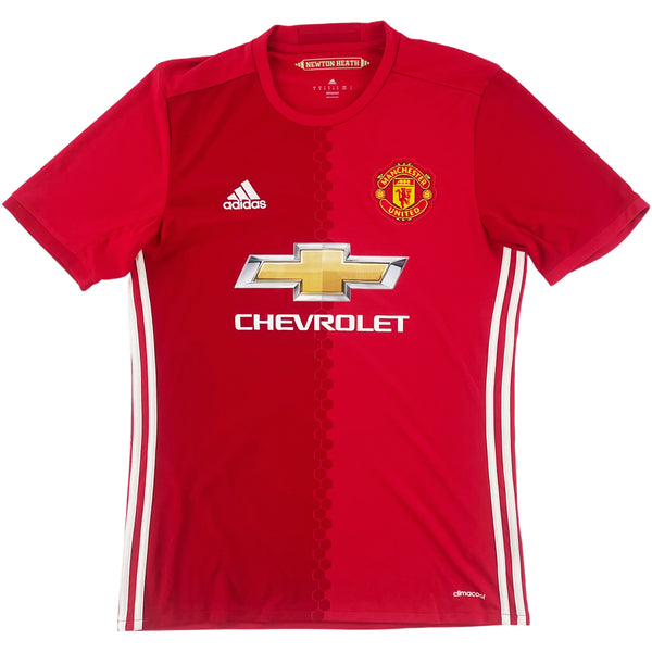 2016-17 Manchester United Thuis Shirt Pogba - Oldschool Voetbalshirts