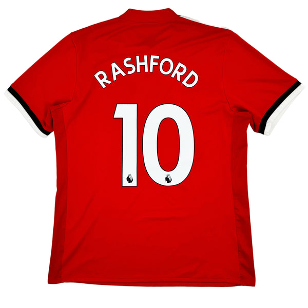 2017-18 Manchester United Thuis Shirt Rashford - Oldschool Voetbalshirts