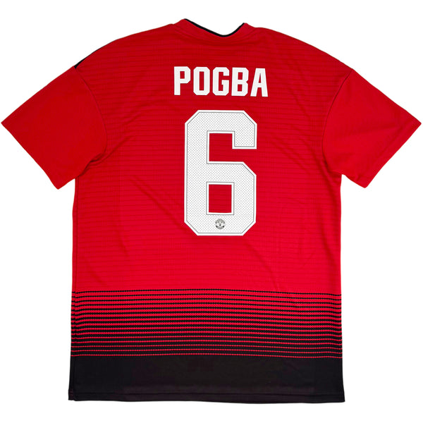 2018-19 Manchester United Thuis Shirt Pogba - Oldschool Voetbalshirts