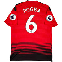 2018-19 Manchester United Thuis Shirt Pogba - Oldschool Voetbalshirts