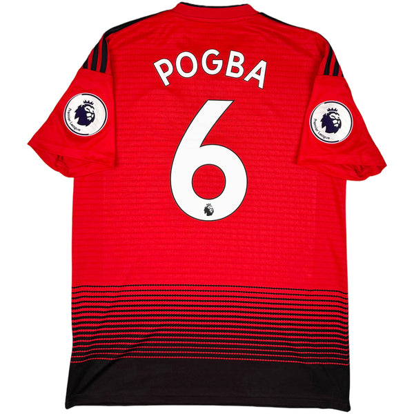 2018-19 Manchester United Thuis Shirt Pogba - Oldschool Voetbalshirts