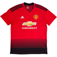 2018-19 Manchester United Thuis Shirt Pogba - Oldschool Voetbalshirts