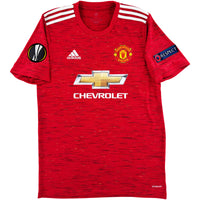 2020-21 Manchester United Thuis Shirt Pogba - Oldschool Voetbalshirts