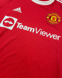 Manchester United - Home Shirt - 2021/22 - Size M - 8/10
