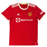 Manchester United - Home Shirt - 2021/22 - Size M - 8/10