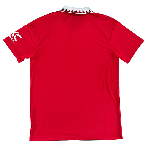 2022-23 Manchester United Thuis Shirt - 10/10 - (L) - Oldschool Voetbalshirts