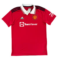 2022-23 Manchester United Thuis Shirt - 10/10 - (L) - Oldschool Voetbalshirts