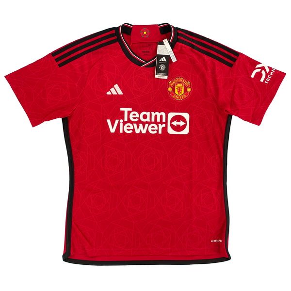 2023-24 Manchester United Thuis Shirt - 10/10 - (L) - Oldschool Voetbalshirts