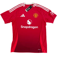 2024-25 Manchester United Thuis Shirt - Nieuw - (L)
