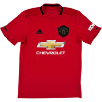 2019-20 Manchester United Thuis Shirt Pogba #6 - 8/10 - (S) - Oldschool Voetbalshirts