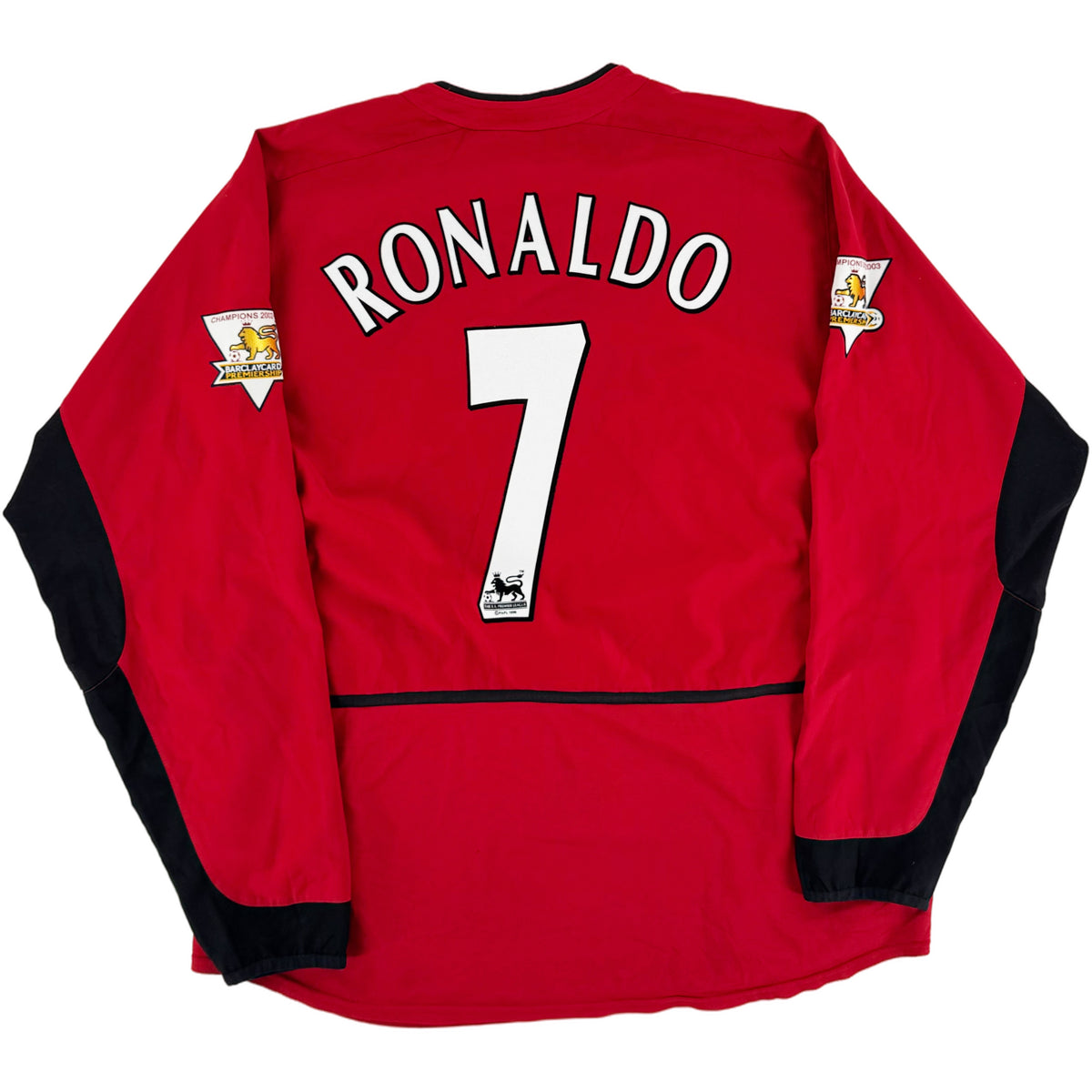 2002-04 Manchester United Thuis Shirt Ronaldo #7 - 8/10 - (XL) - Oldschool Voetbalshirts