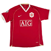 2006-07 Manchester United Thuis Shirt Ronaldo #7 - 9/10 - (L) - Oldschool Voetbalshirts