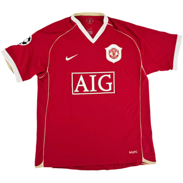 2006-07 Manchester United Thuis Shirt Ronaldo #7 - 9/10 - (L) - Oldschool Voetbalshirts