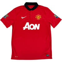 2013-14 Manchester United Thuis Shirt Rooney #10 - 10/10 - (L) - Oldschool Voetbalshirts