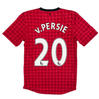 2012-13 Manchester United Thuis Shirt Van Persie #20- 9/10 - (S) - Oldschool Voetbalshirts
