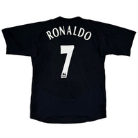 2003-05 Manchester United Uit Shirt Ronaldo - 9/10 - (L) - Oldschool Voetbalshirts