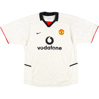2002-03 Manchester United Uit Shirt Beckham - Oldschool Voetbalshirts