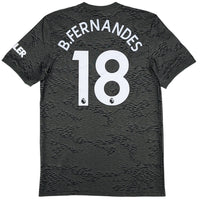 2020-21 Manchester United Uit Shirt Fernandes - Oldschool Voetbalshirts