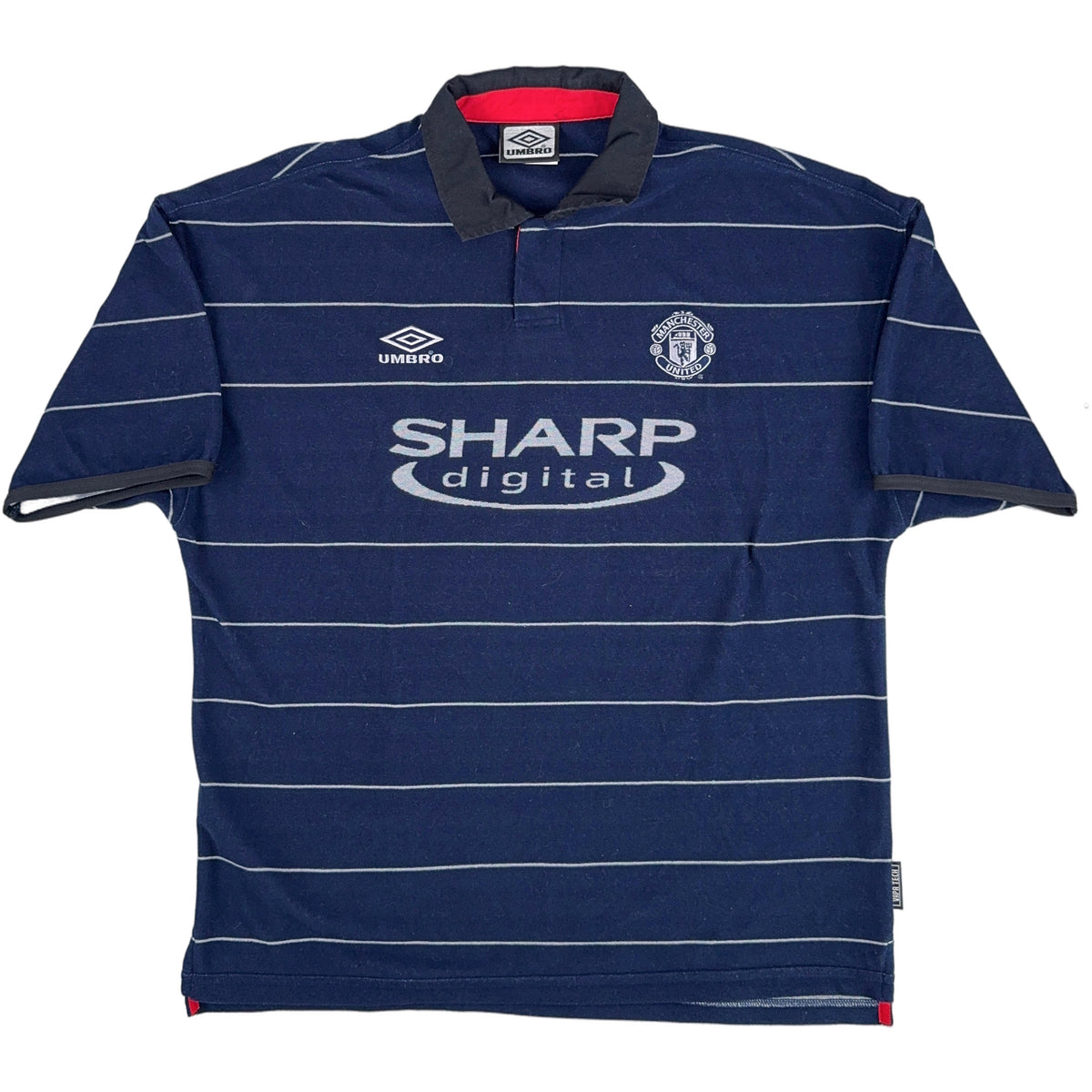 1999-00 Manchester United Away Shirt Stam