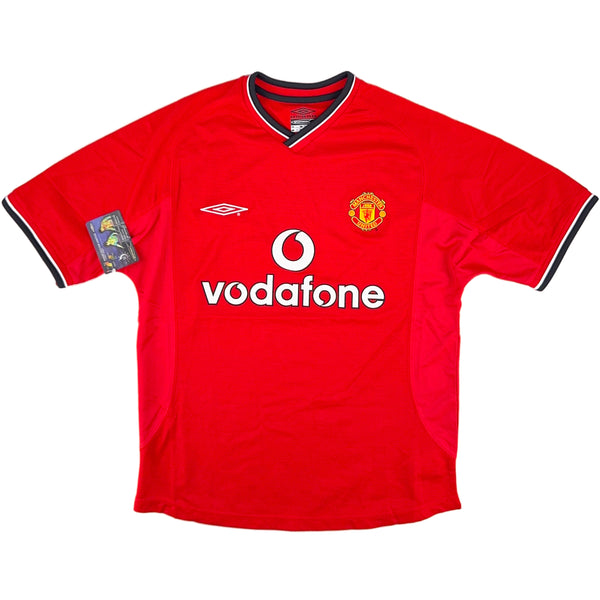 2000-02 Manchester United Thuis Shirt - Oldschool Voetbalshirts