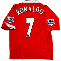 2004-06 Manchester United Thuis Shirt Ronaldo - Oldschool Voetbalshirts
