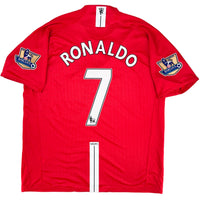 2007-09 Manchester United Thuis Shirt Ronaldo
