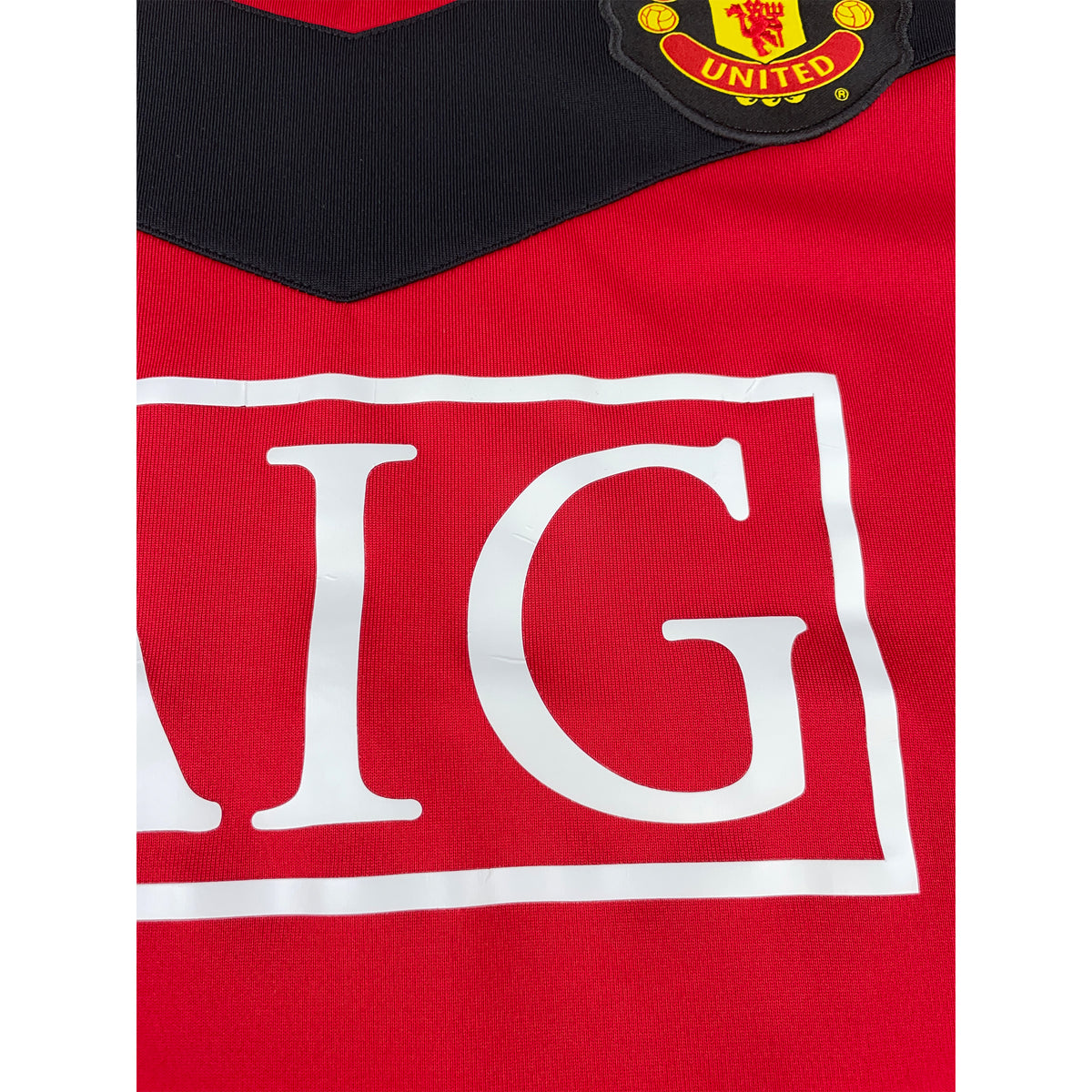 2009-10 Manchester United Thuis Shirt Park - Oldschool Voetbalshirts