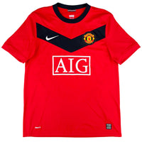 2009-10 Manchester United Thuis Shirt Park - Oldschool Voetbalshirts