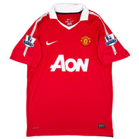 2010-11 Manchester United Thuis Shirt Scholes - Oldschool Voetbalshirts