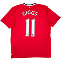 2011-12 Manchester United Thuis Shirt Giggs - Oldschool Voetbalshirts