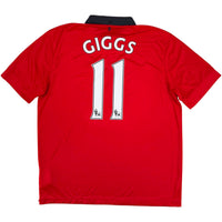 2013-14 Manchester United Thuis Shirt Giggs - Oldschool Voetbalshirts