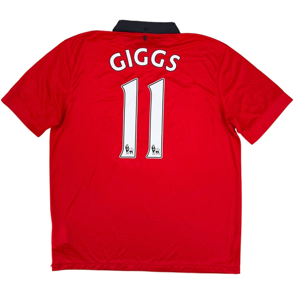 2013-14 Manchester United Thuis Shirt Giggs - Oldschool Voetbalshirts